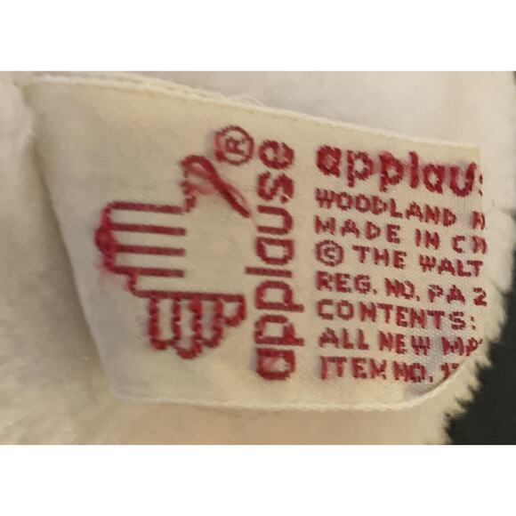 Lot Of 6 Disney Plush Stuffed Minnie Purse Abu Bolt Eeyore & Vtg Donald Duck - Picture 4 of 8